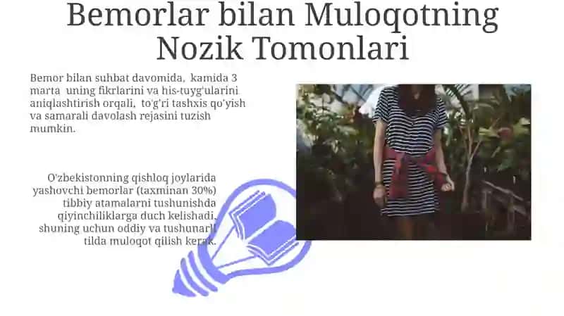 Bemorlar bilan Muloqotning Nozik Tomonlari 3