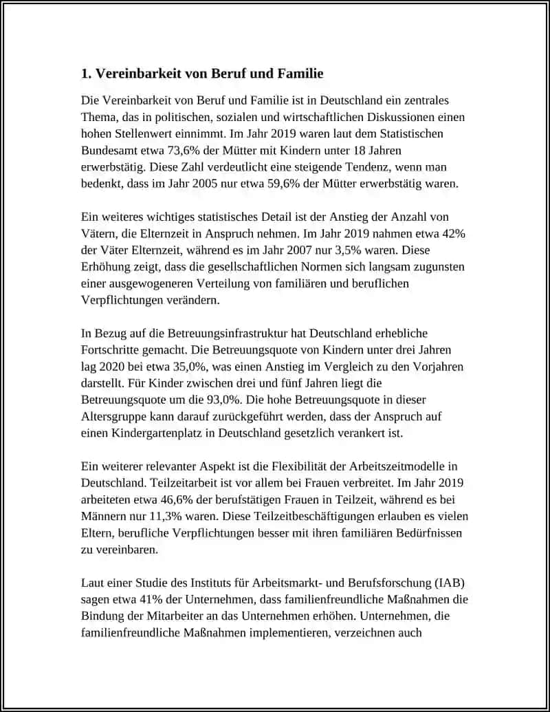 BERUFE UND FAMILIE 3