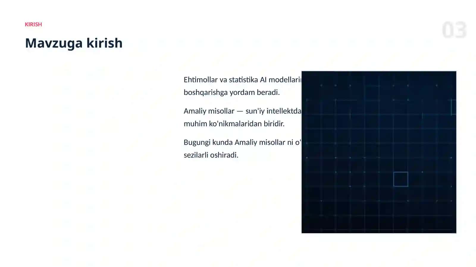 EHTIMOLLAR VA STATISTIKA 3