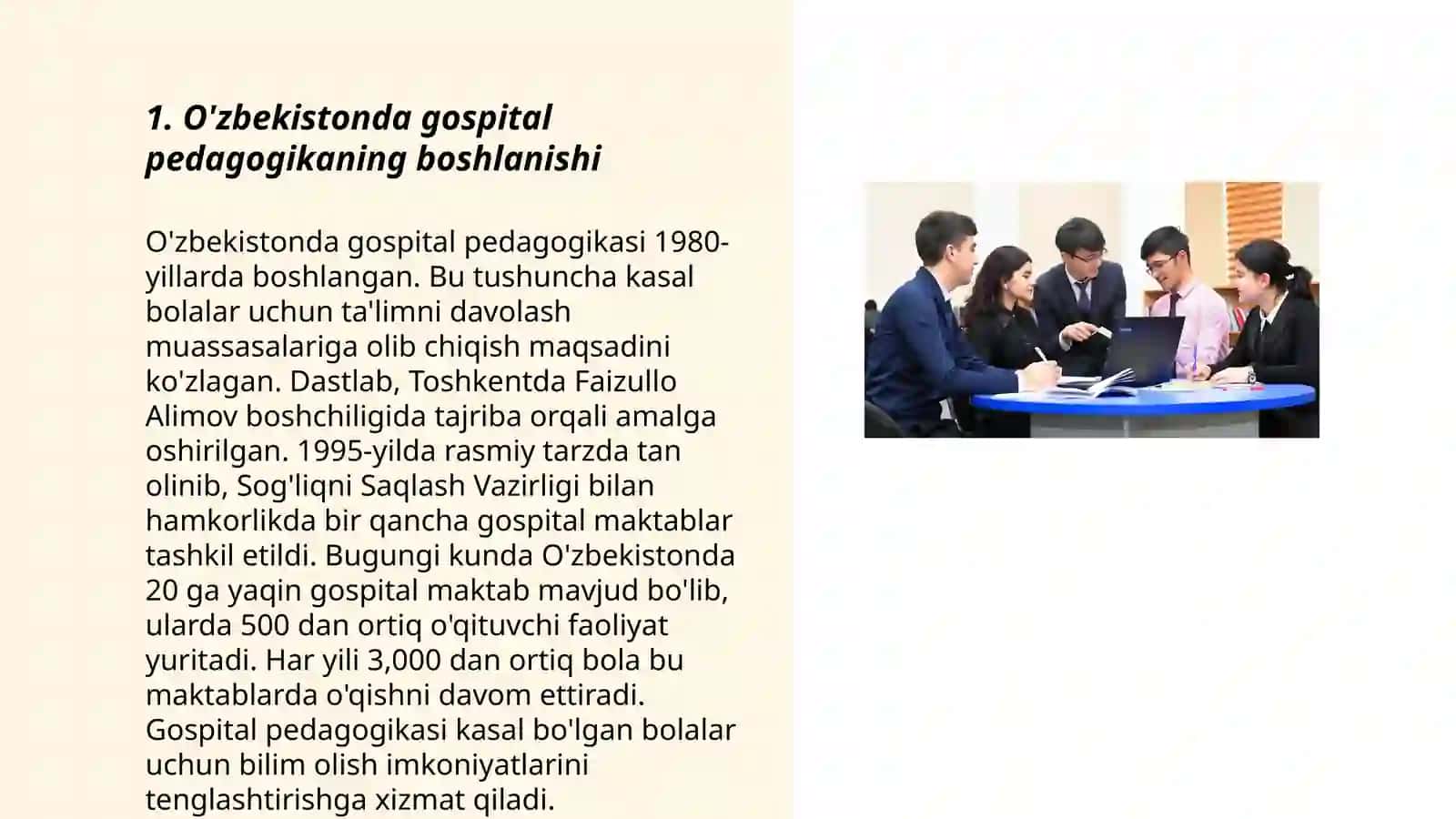 O'zbekistonda gospital pedagogika fanining rivojlanish tarixi 3