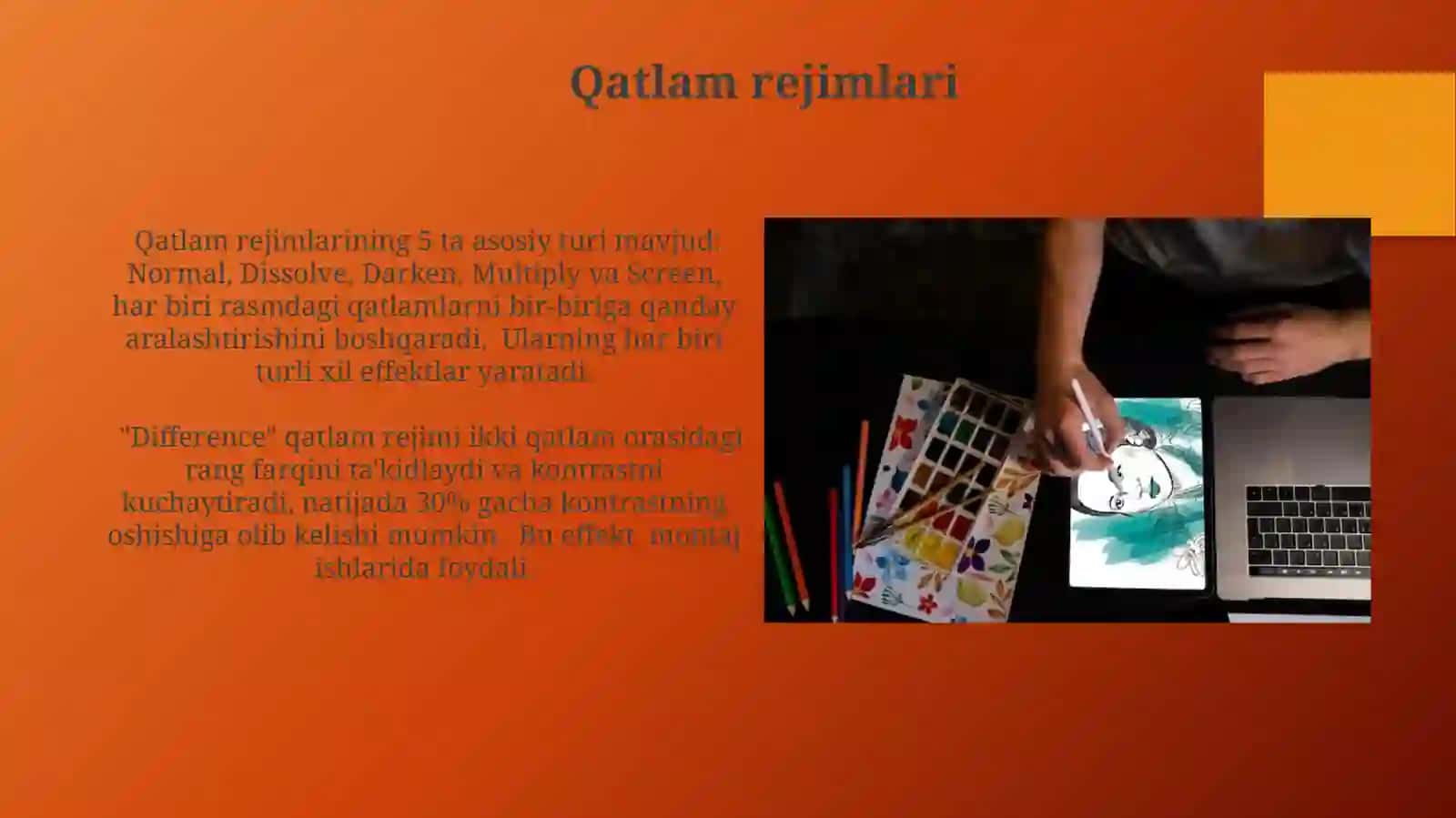 Qatlamlar bilan ishlash Adobo Photoshop dasturida 3