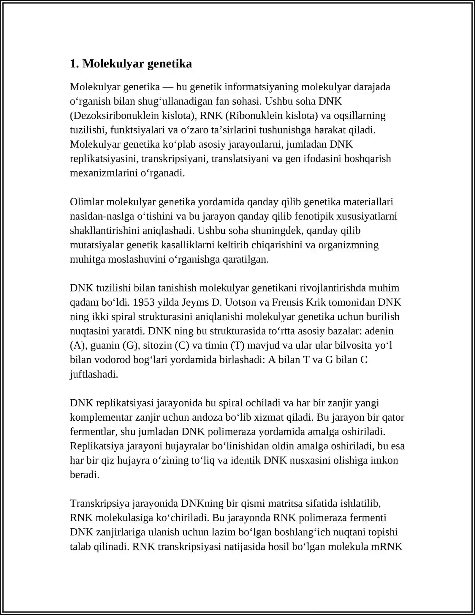 UMUMIY GENETIKA 3