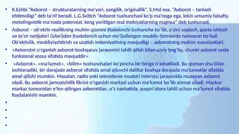 Jamiyat axborotlashuvning falsafiy asoslari 3