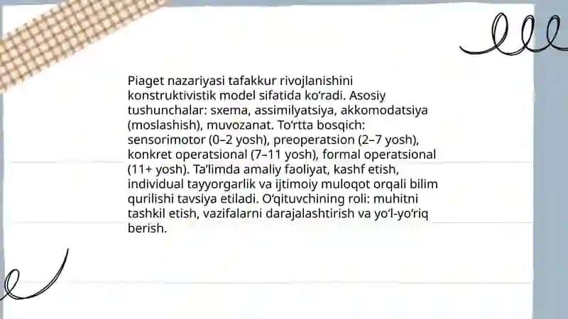 Tafakkur borasidagi pedagogik nazariyalar 3