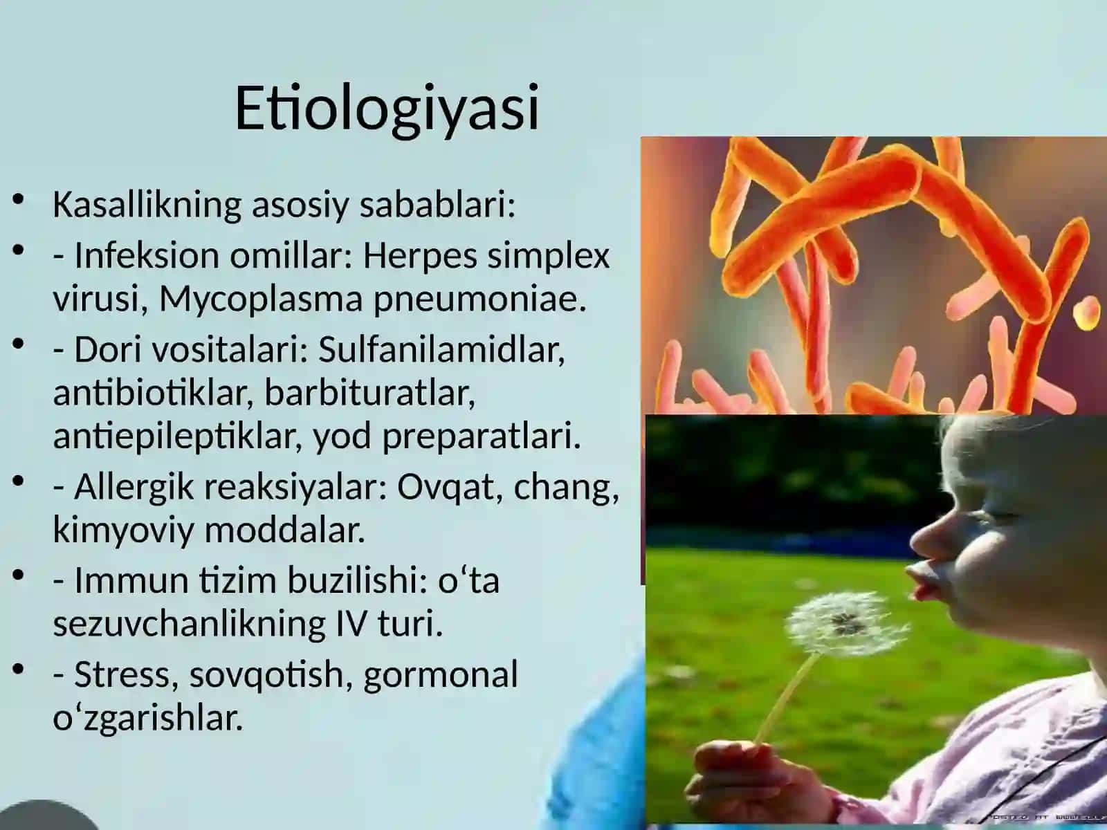 Ko‘p shaklli ekssudativ eritema va uning og‘ir shakllari 3