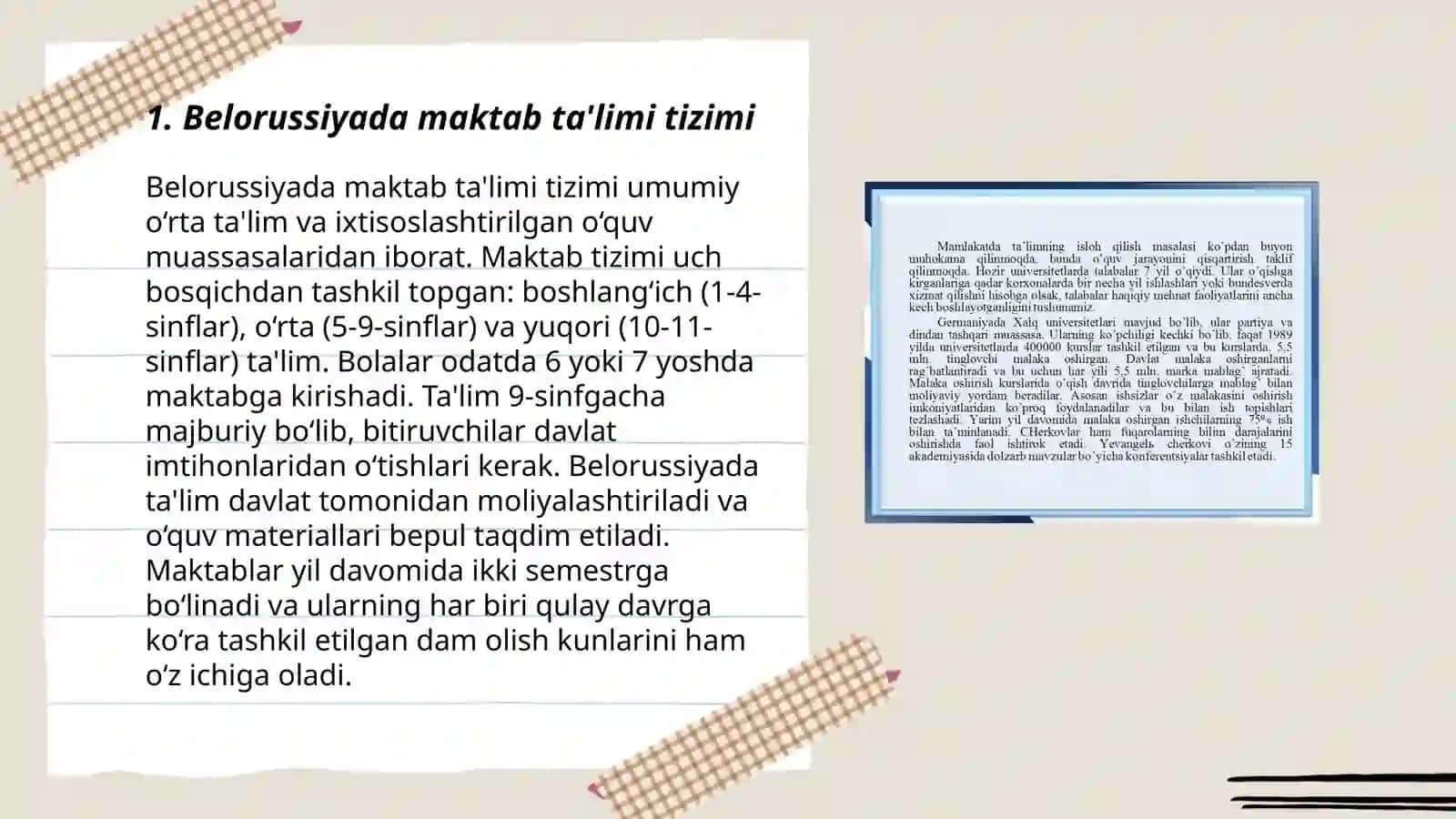 Belorussiya ta'lim tizimi 3