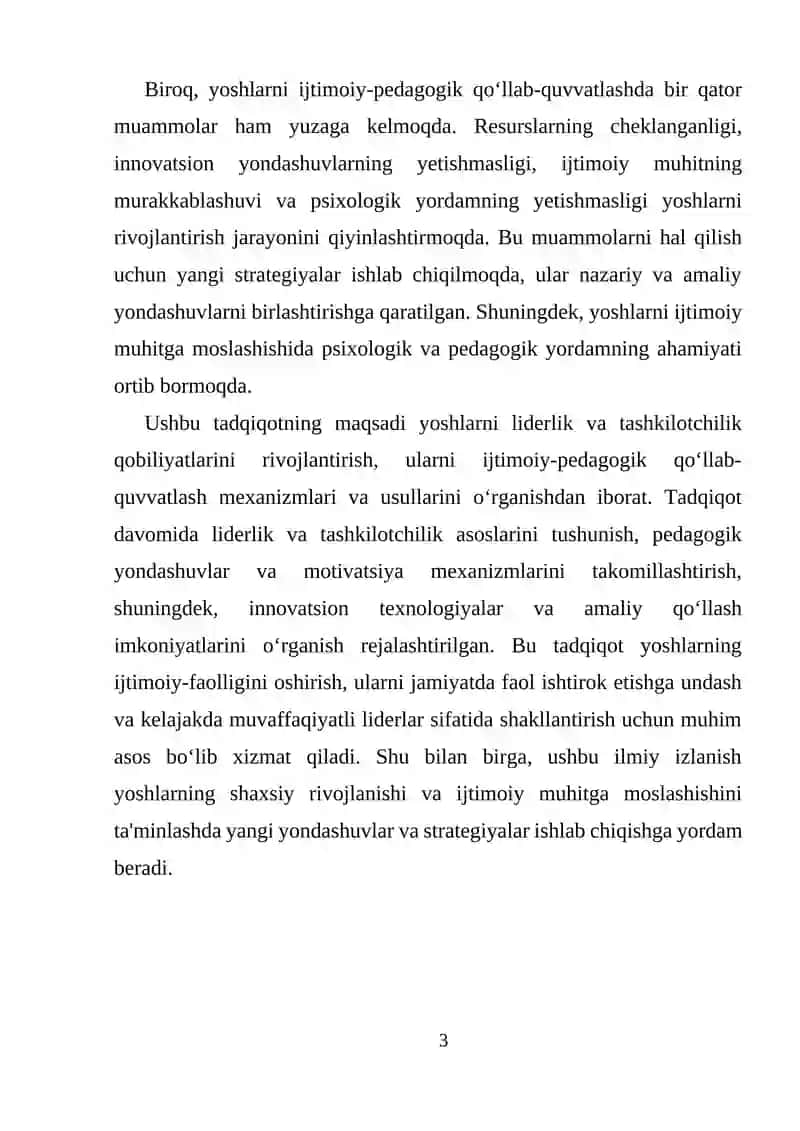 Liderlik va tashkilotchilik asoslari 3