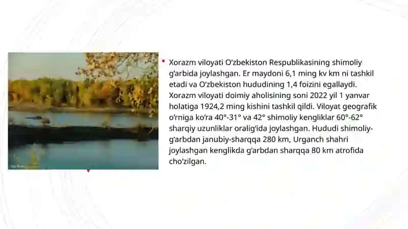 Xorazm okrugining tabiati 3