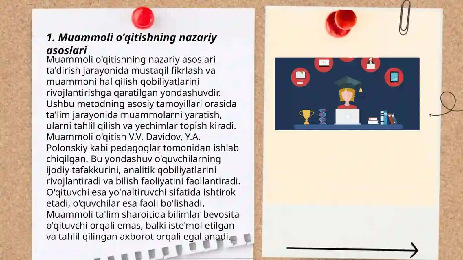Muammoli o'qitish texnologiyasi 3