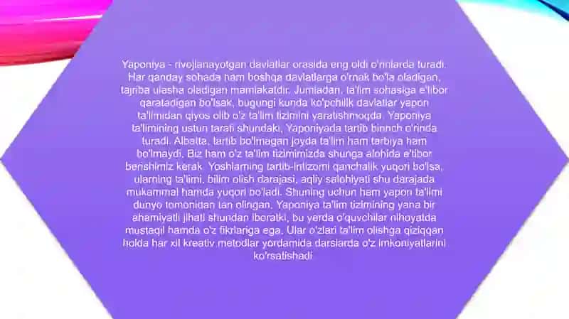 Yaponiya va Korea davlatlarining ta’lim tizimi 3