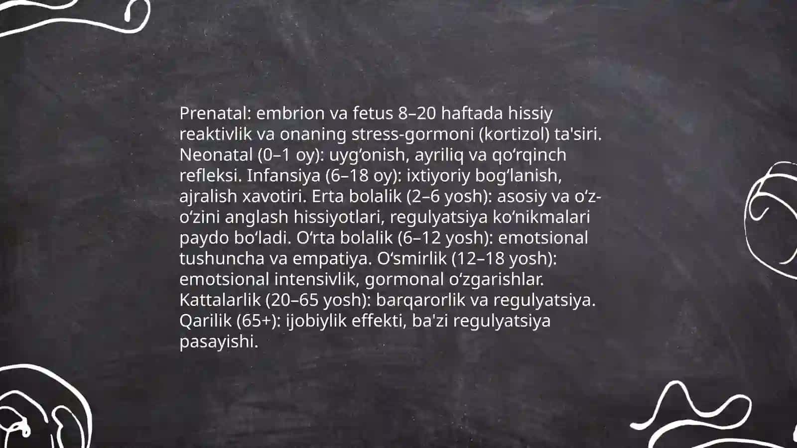 Emotsional rivojlanish va uning ontogenezdagi o‘zgarishlari 3