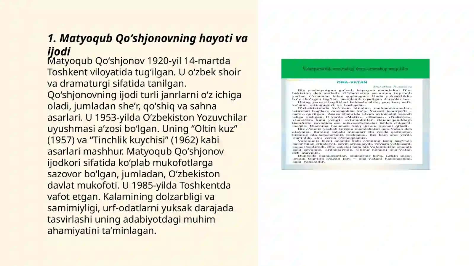 "Saylanma" maqolalar toʻplamini oʻqib oʻzlashtirish 3