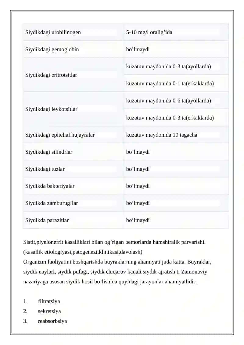 Umumiy siydik tahlili 3