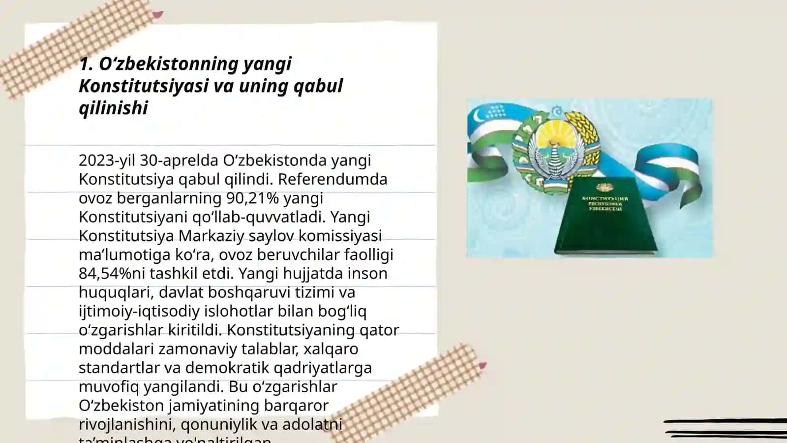 Oʻzbekistonning yangi konstitutsiyasi 3