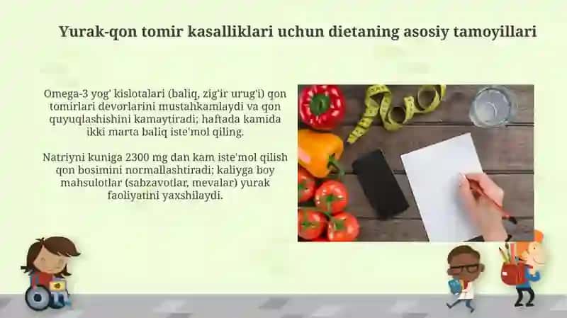 Yurak-qon tomir kasalliklari uchun dietani rejalashtirish 3