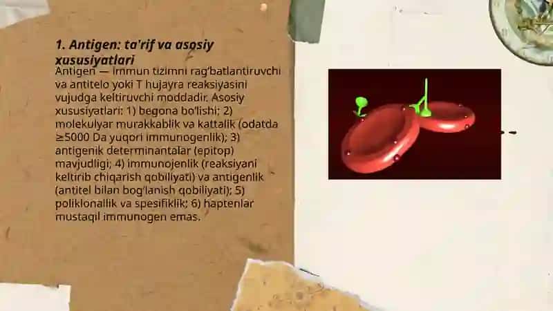 Antigenlar va ularning tasnifi 3