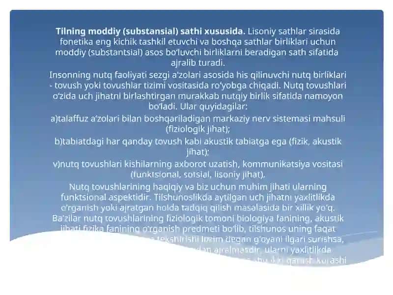 Tilning fonetik fanologik grammatik tizimi 3