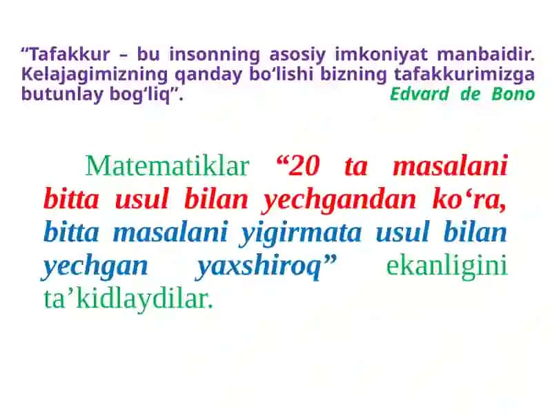 Noodatiy Fikrlash 3