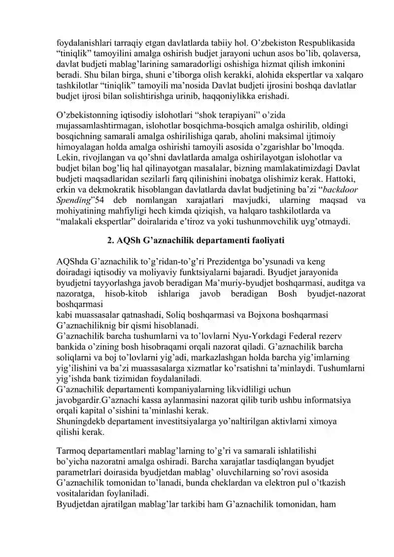 XORIJIY MAMLAKATLAR G’AZNACHILIK TIZIMLARI 3