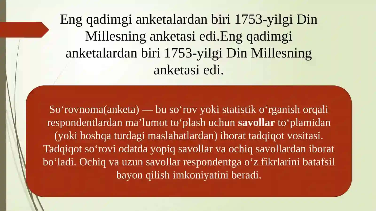 Anketa tuzish metodi 3