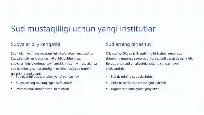 Islohotlar: O'zbekistonning adolat sari yuksalishi 3