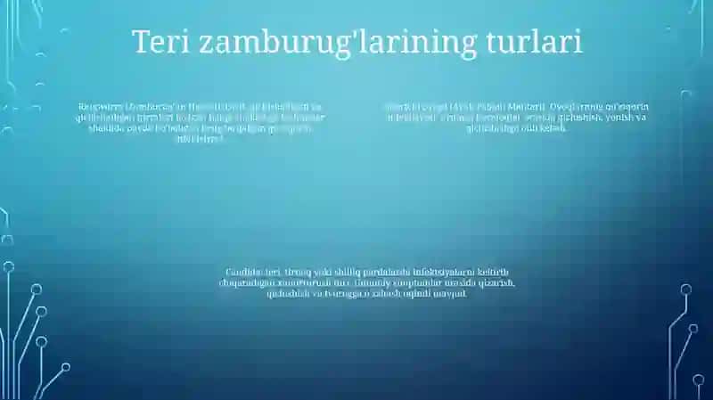 Terining Zamburug'Li Kasaliklari 3