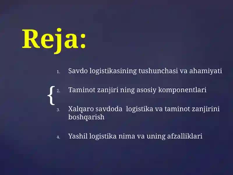 savdo logistikasining xalqaro tizimlari 3