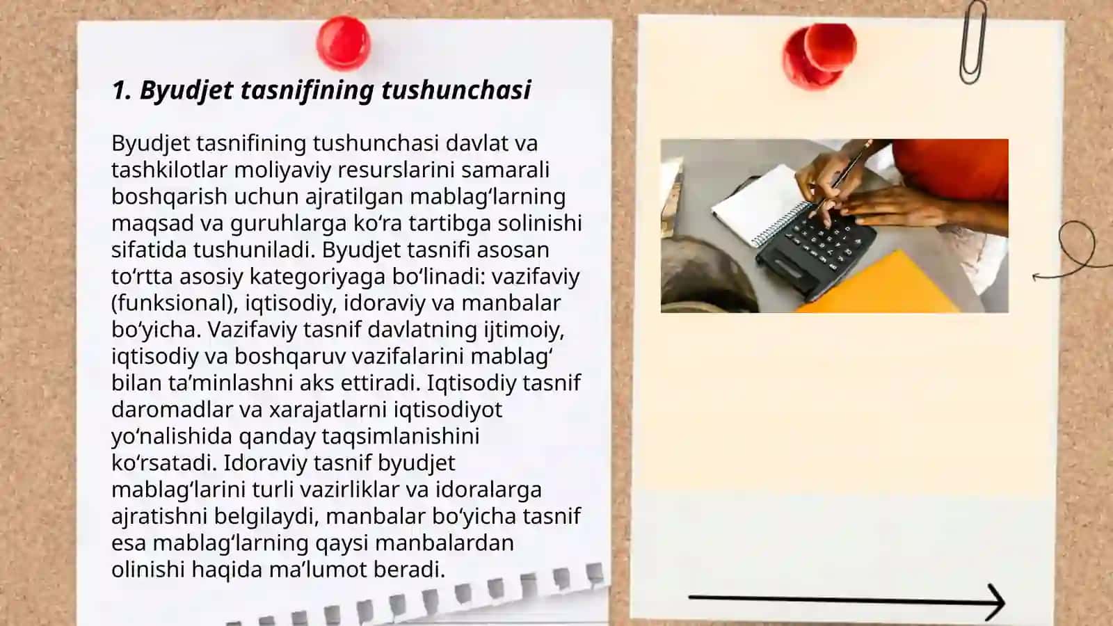 Byudjet tasnifining mohiyati,zarurligi va ahamiyati 3