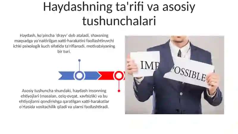 Harakatlantiruvchi kuchlar va haydashning tushunchalari 3