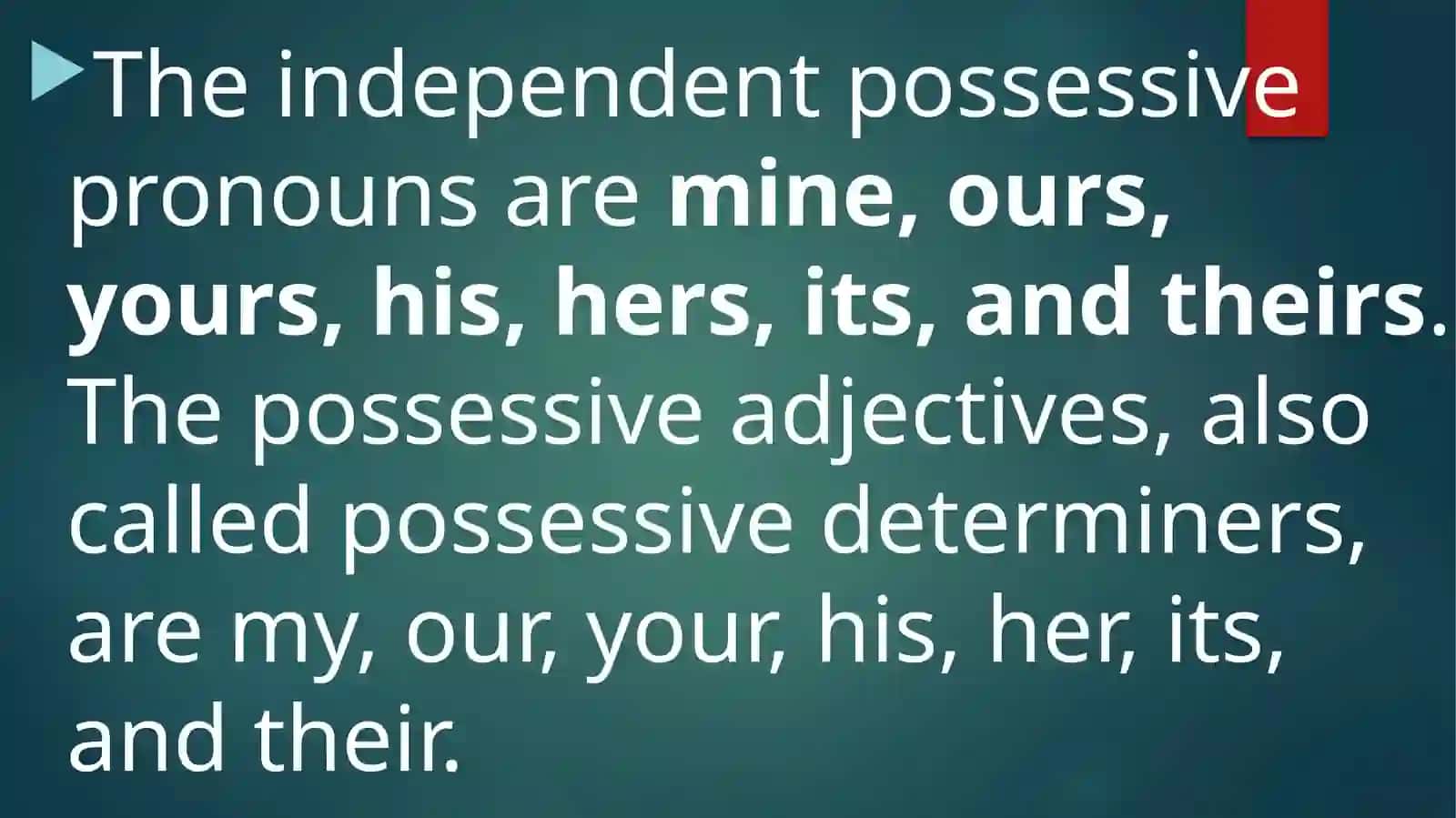 Types of pronoun 3