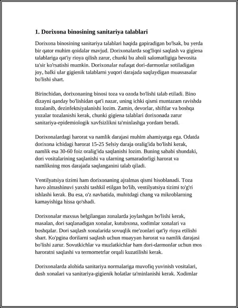 DORIXONADA SANITARIYA QOIDALARI 3