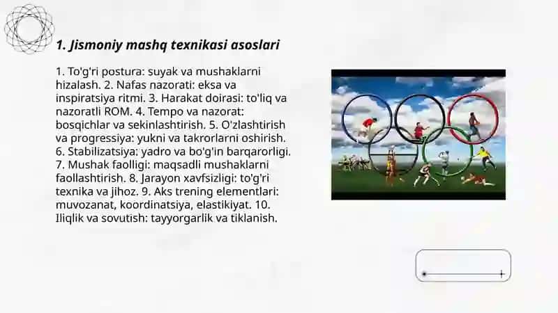 Jismoniy mashiq texnikasi 3