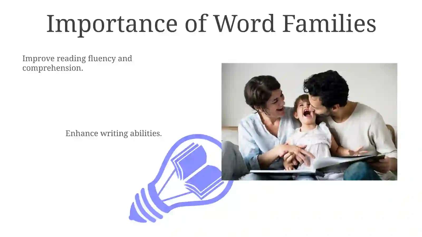 Word families 3