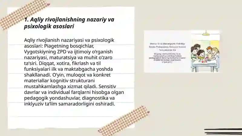 Aqliy Tarbiya Berish Mazmuni 3