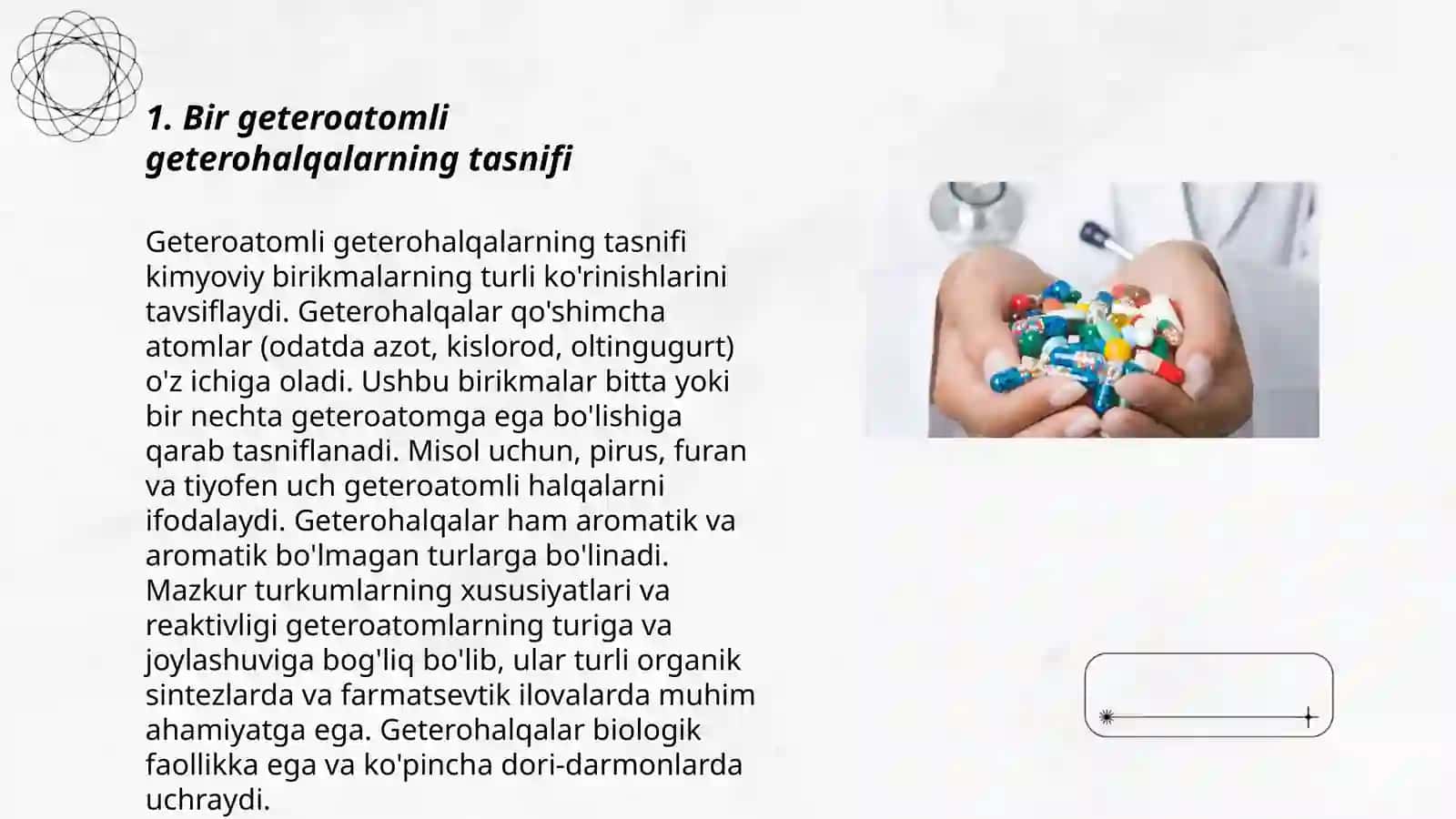 Geterohalqalar tasnifi 3