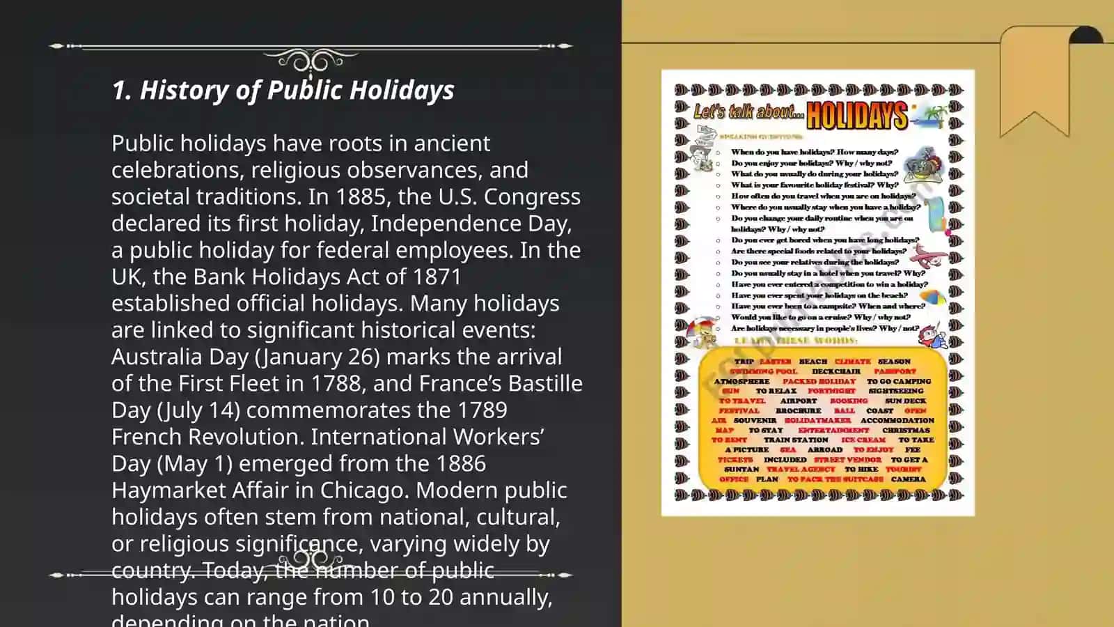 Public holidays 3