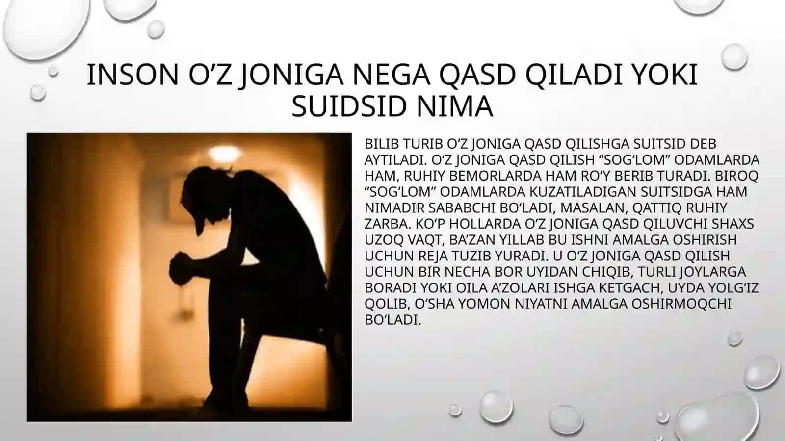 BIOETIKA - Suitsid-faol evtanaziya ko'rinishida 3
