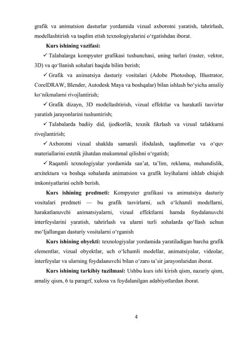KOMPYUTER GRAFIKASI VA ANIMATSIYA DASTURIY VOSITALARI 3