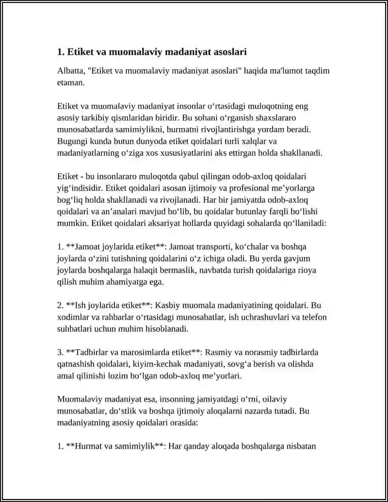ETIKET VA MUOMALAVIY MADANIYAT 3