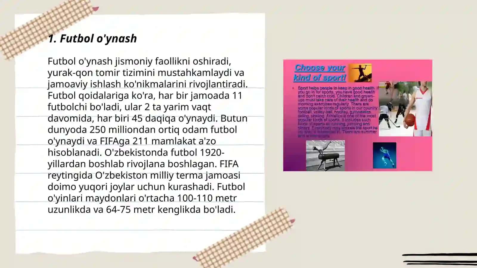 Futbol o'ynash 3