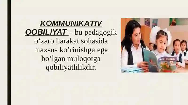 Kommunikativ qobiliyat va pedagogik tasir ko`rsatish 3