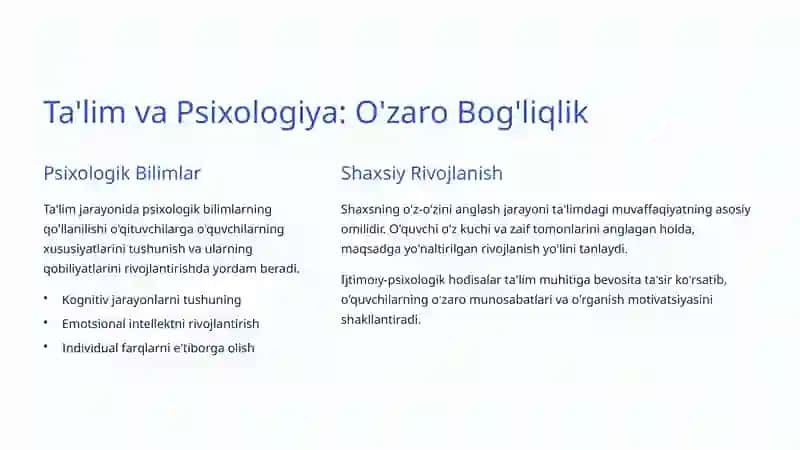 Ta'lim Jarayonining Psixologik Asoslari 3