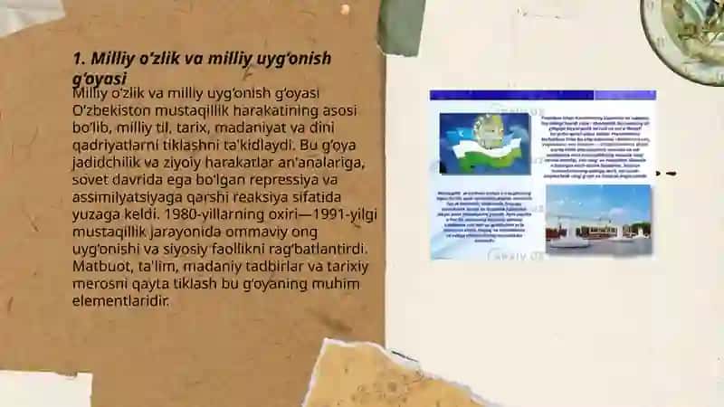 O’zbekistonda mustaqillik g’oyalarining asosiy g’oyalari 3