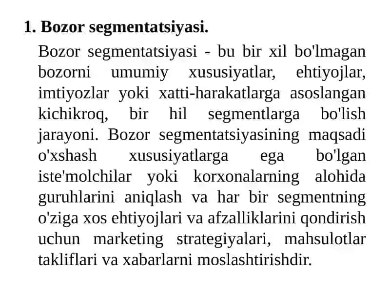 Bozorsegmentatsiyasi 3