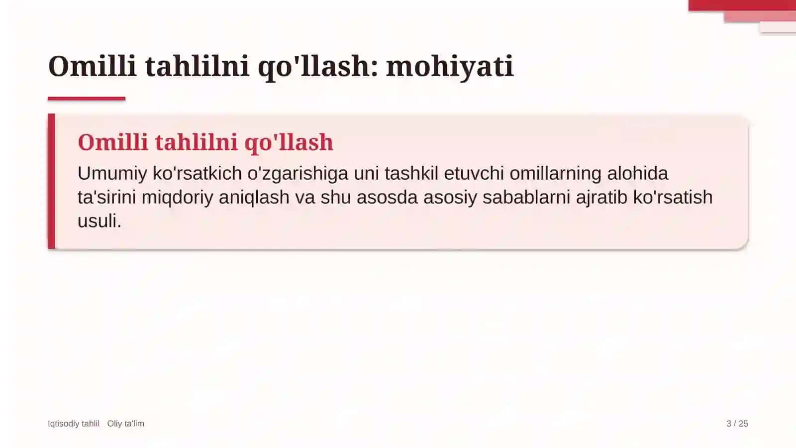 podkast studiyalarida omilli tahlilni qo'llash 2146 3