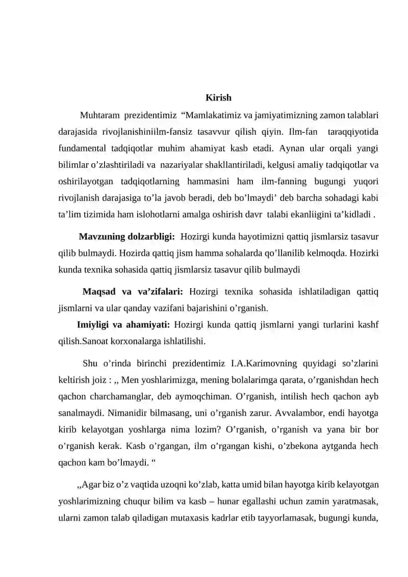 Qattiq jismlarda issiqlik kengayishi 3