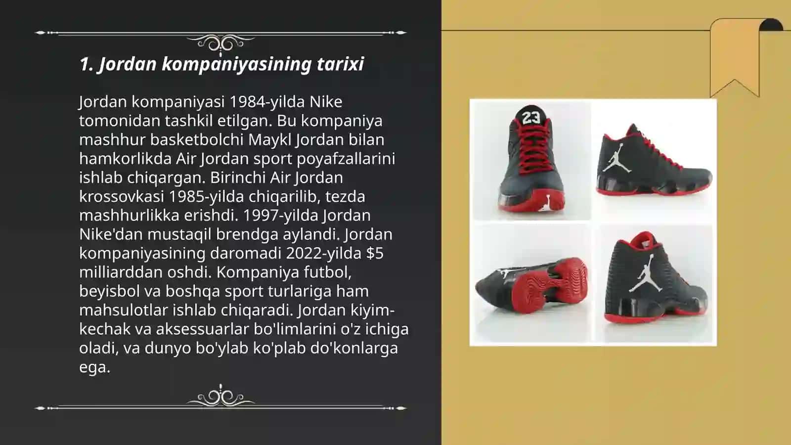 Jordan kompaniyasi xaqida malumot 3