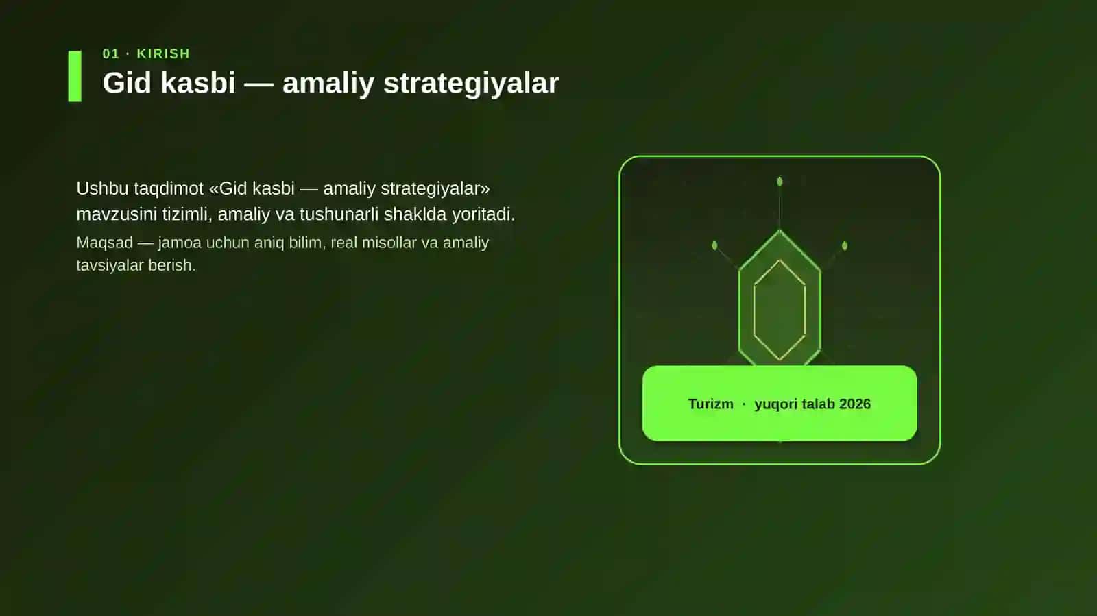 Gid kasbi — amaliy strategiyalar 3