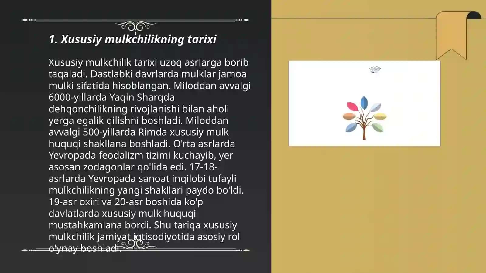 Xususiy mulkchilikning tarixi 3