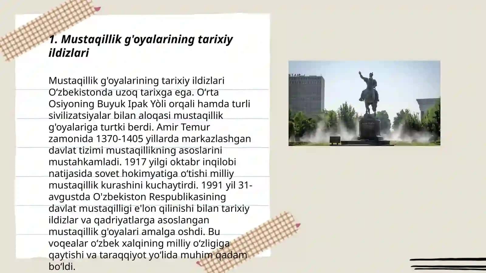 Mustaqillik g'oyalarining tarixiy ildizlari 3
